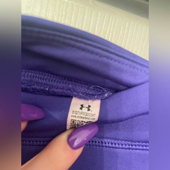 Under Armor Purple leggings GUC - Picture 3 of 10